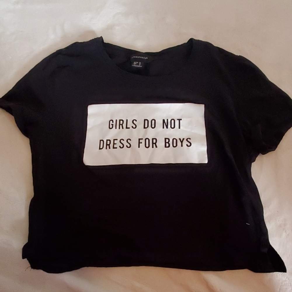Cropped Short Sleeve Shirt